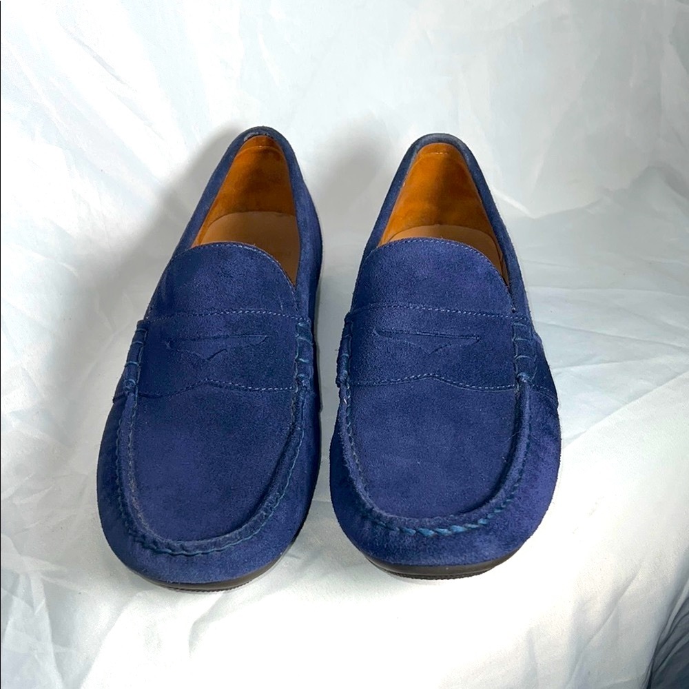 Polo Ralph Lauren Men's Blue Reynold Suede Driver Loafers - Size 11